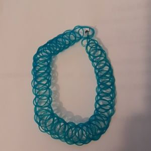 Super Cute Versatile Blue Plastic Choker